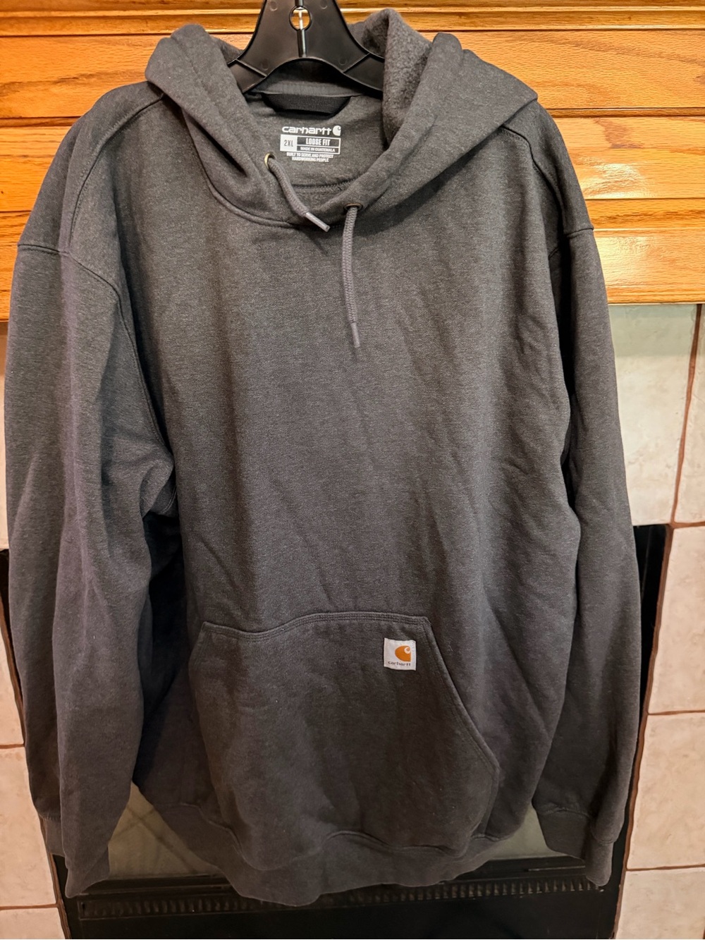 Carhartt Charcoal Gray Pullover Hoodie